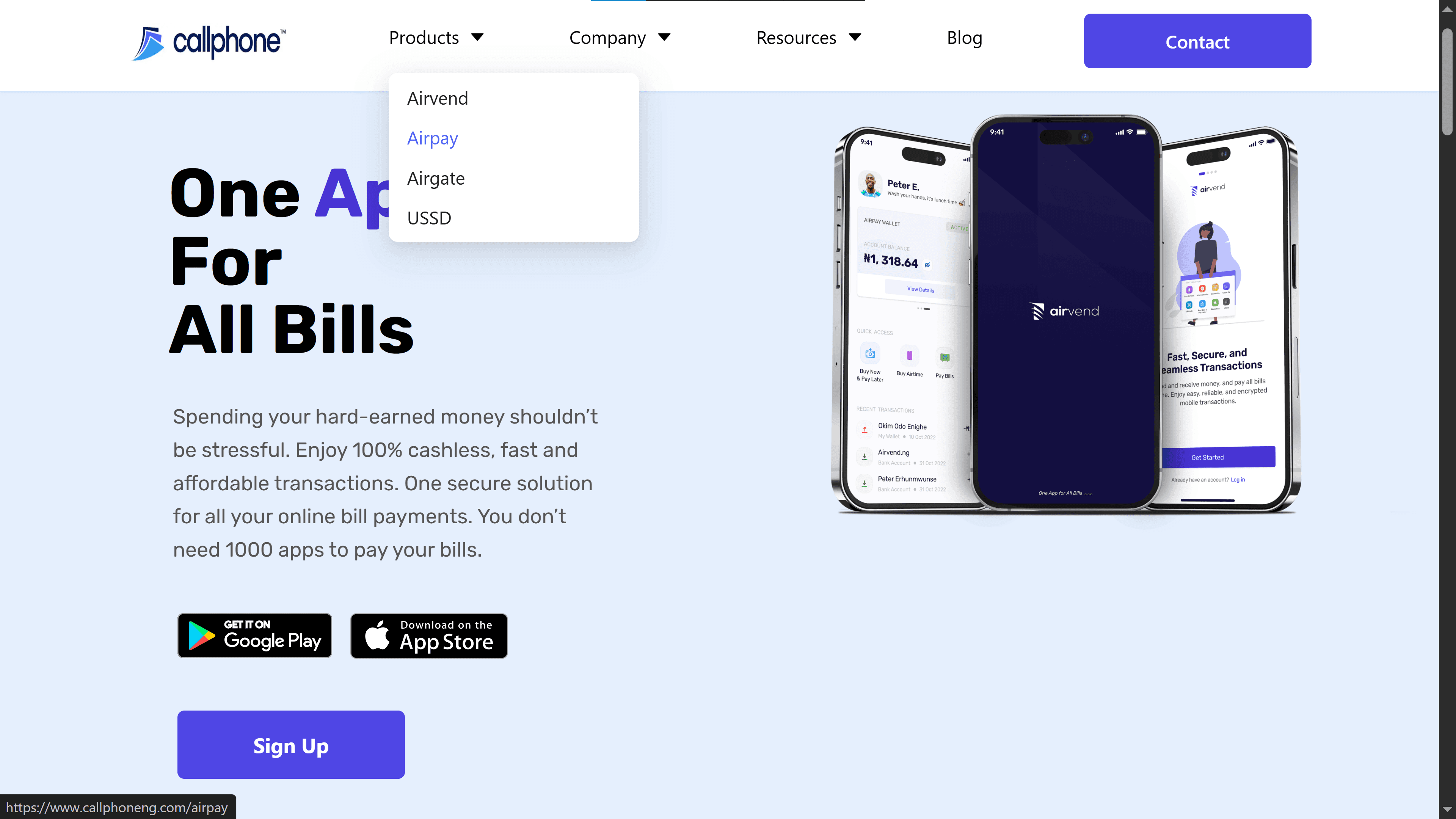 Callphoneng screenshot
