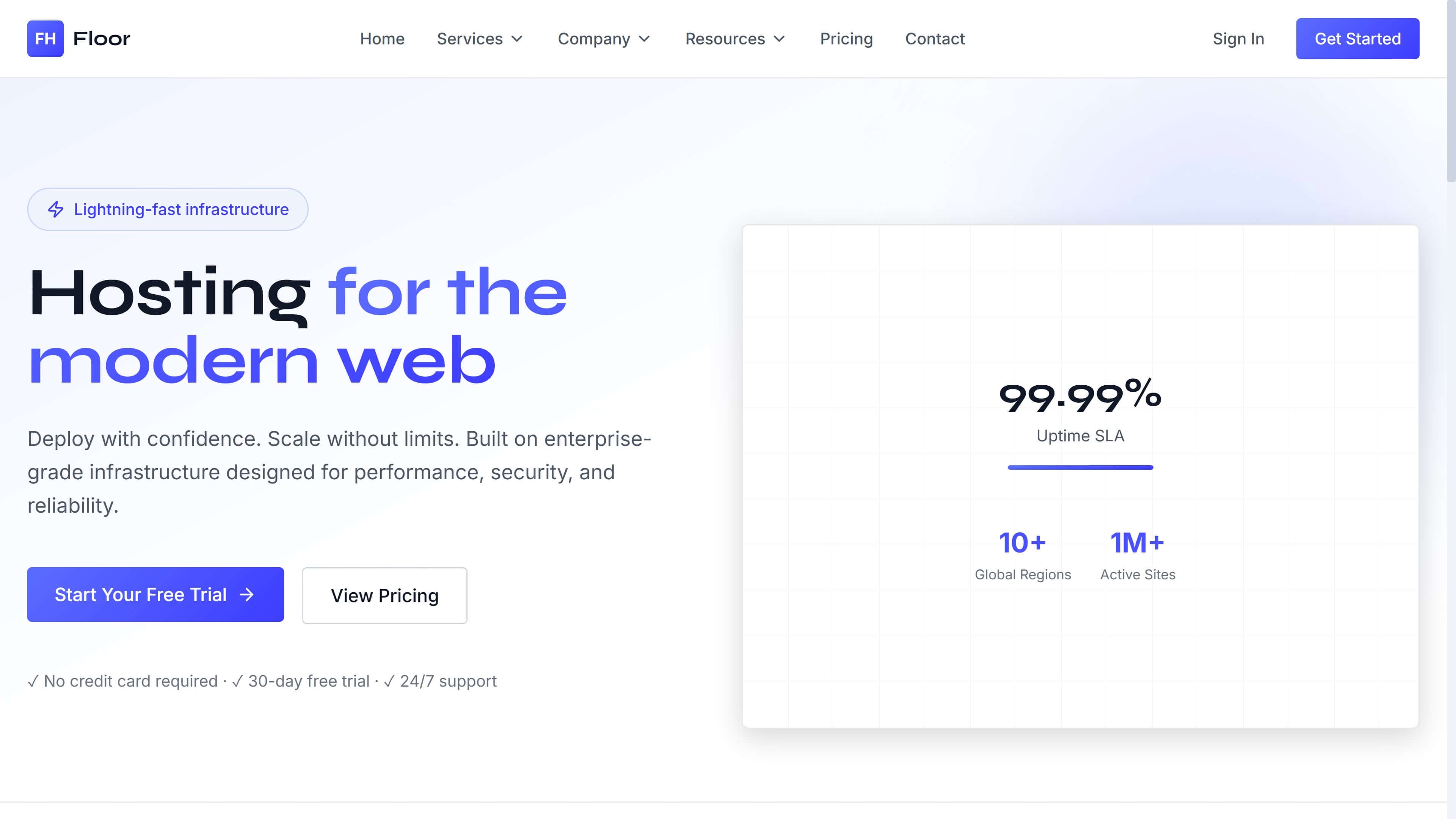 Floor Hosting screenshot