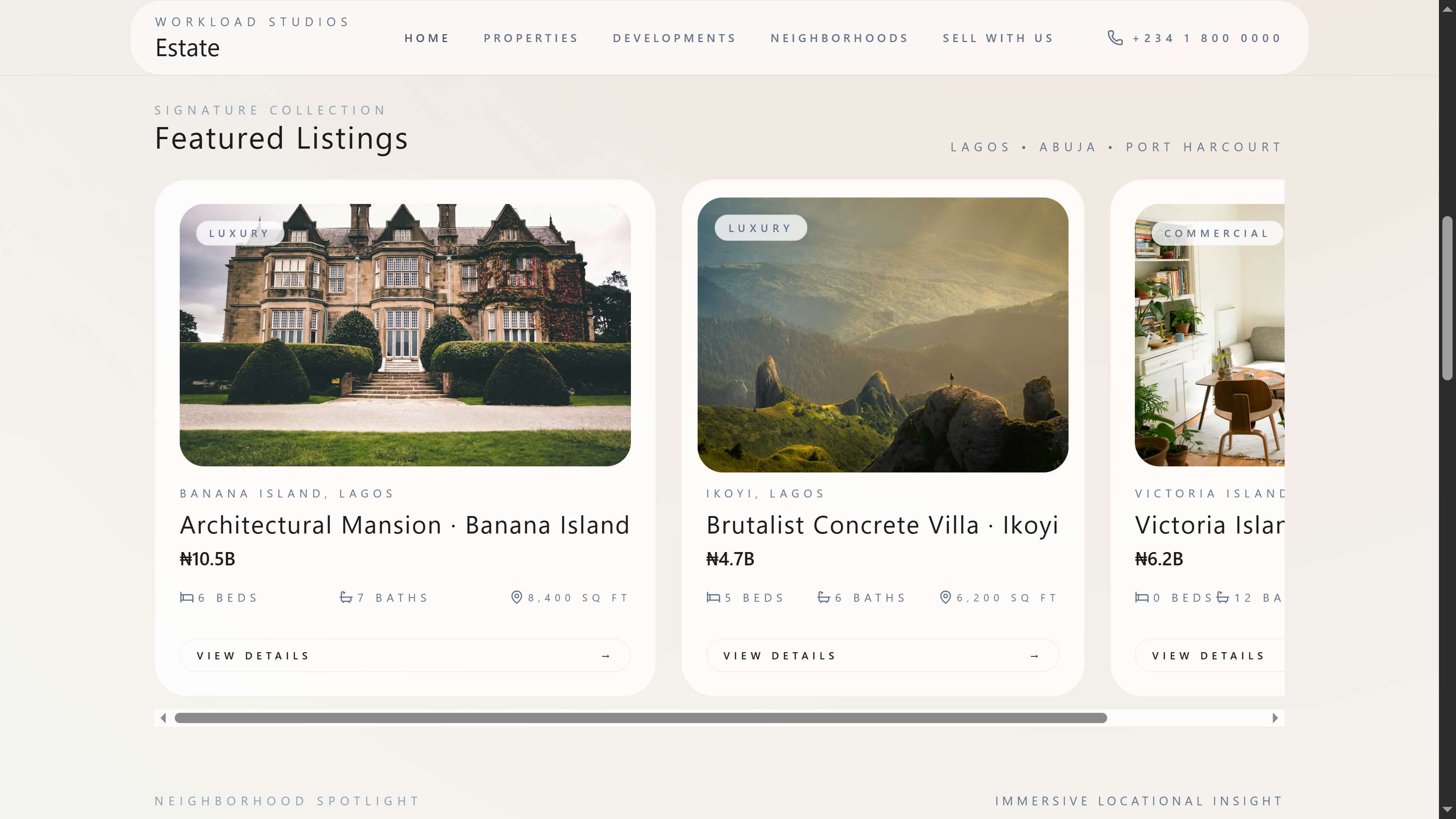Workload Studios Estate screenshot
